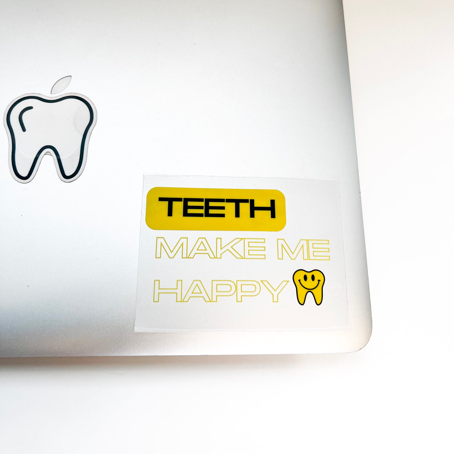 Teeth Make Me Happy Sticker