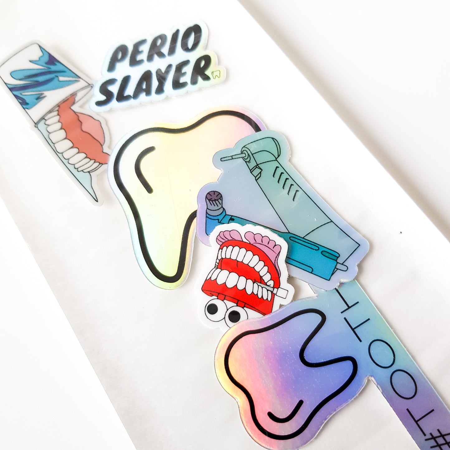 Perio Tools Holographic Sticker