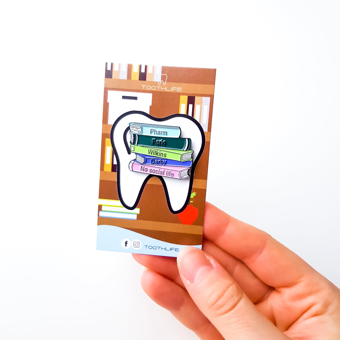 Dental Books Pin