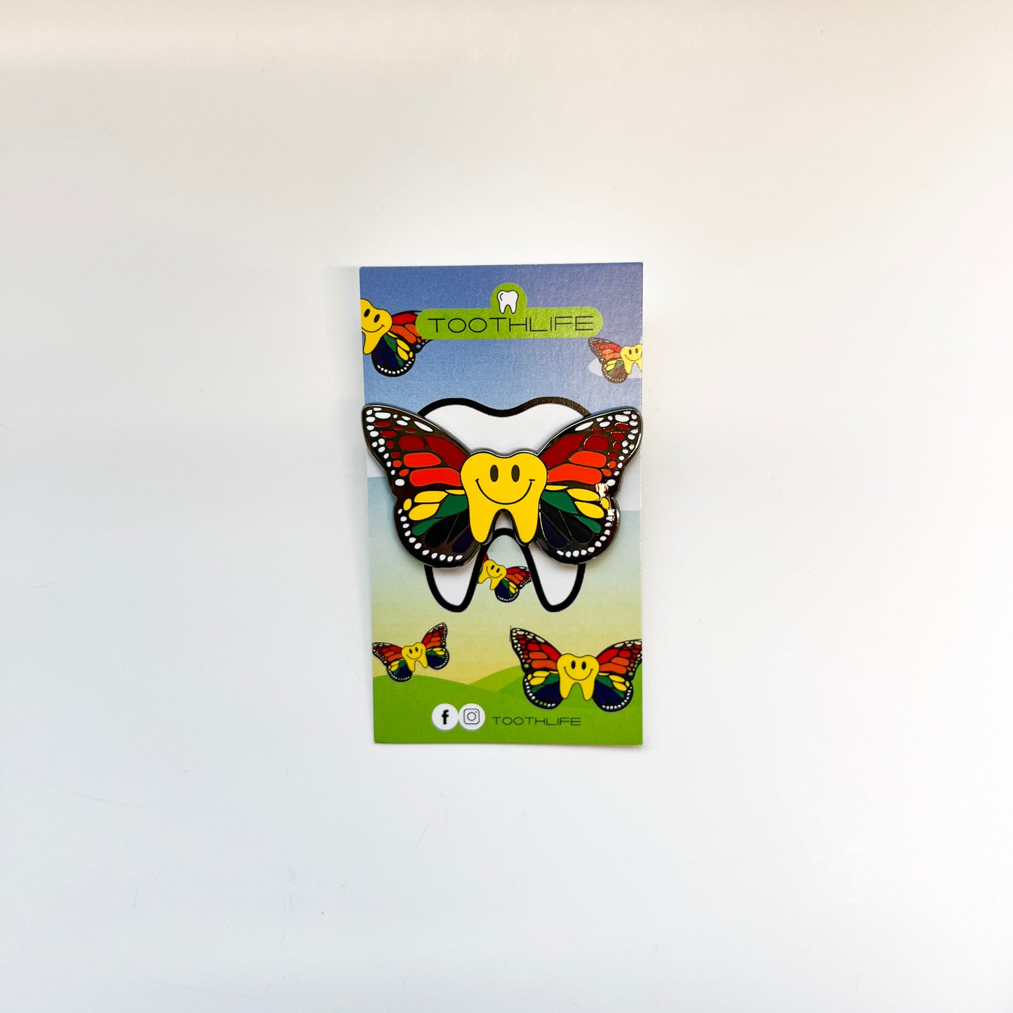 Butterfly Pride Tooth Pin