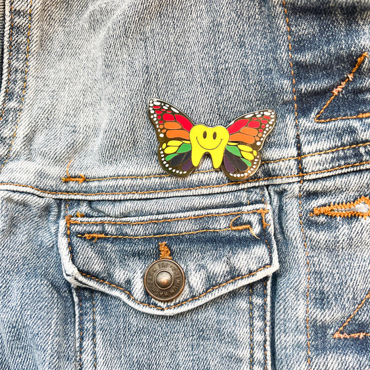 Butterfly Pride Tooth Pin