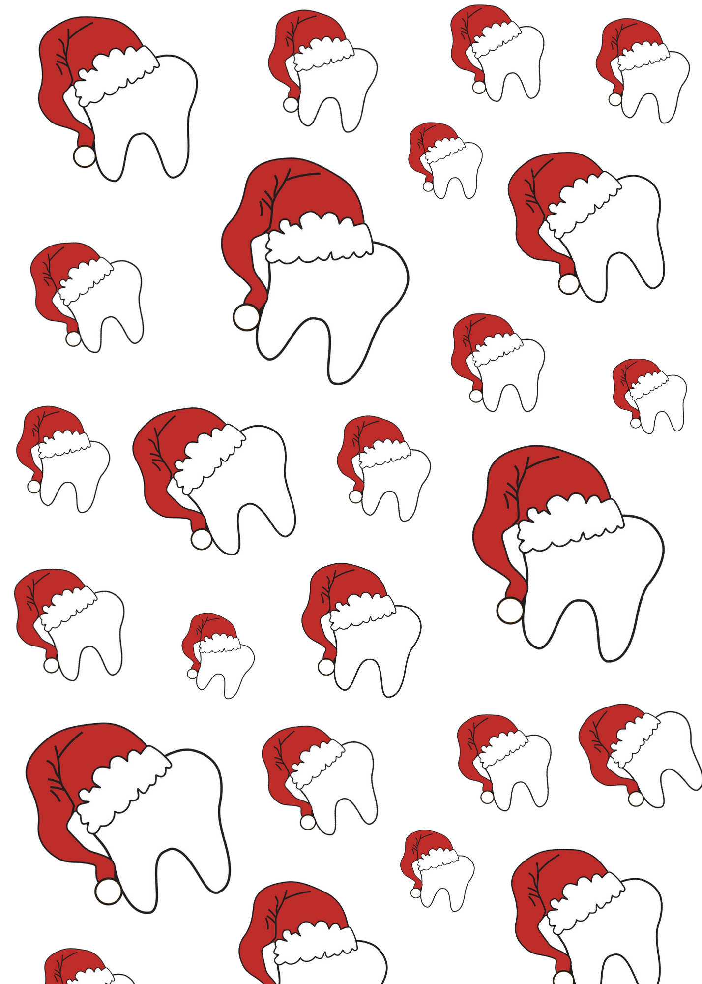 Santa Tooth Holiday Card
