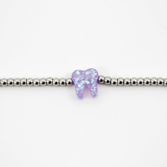 Lilac Silver Opal Bracelet