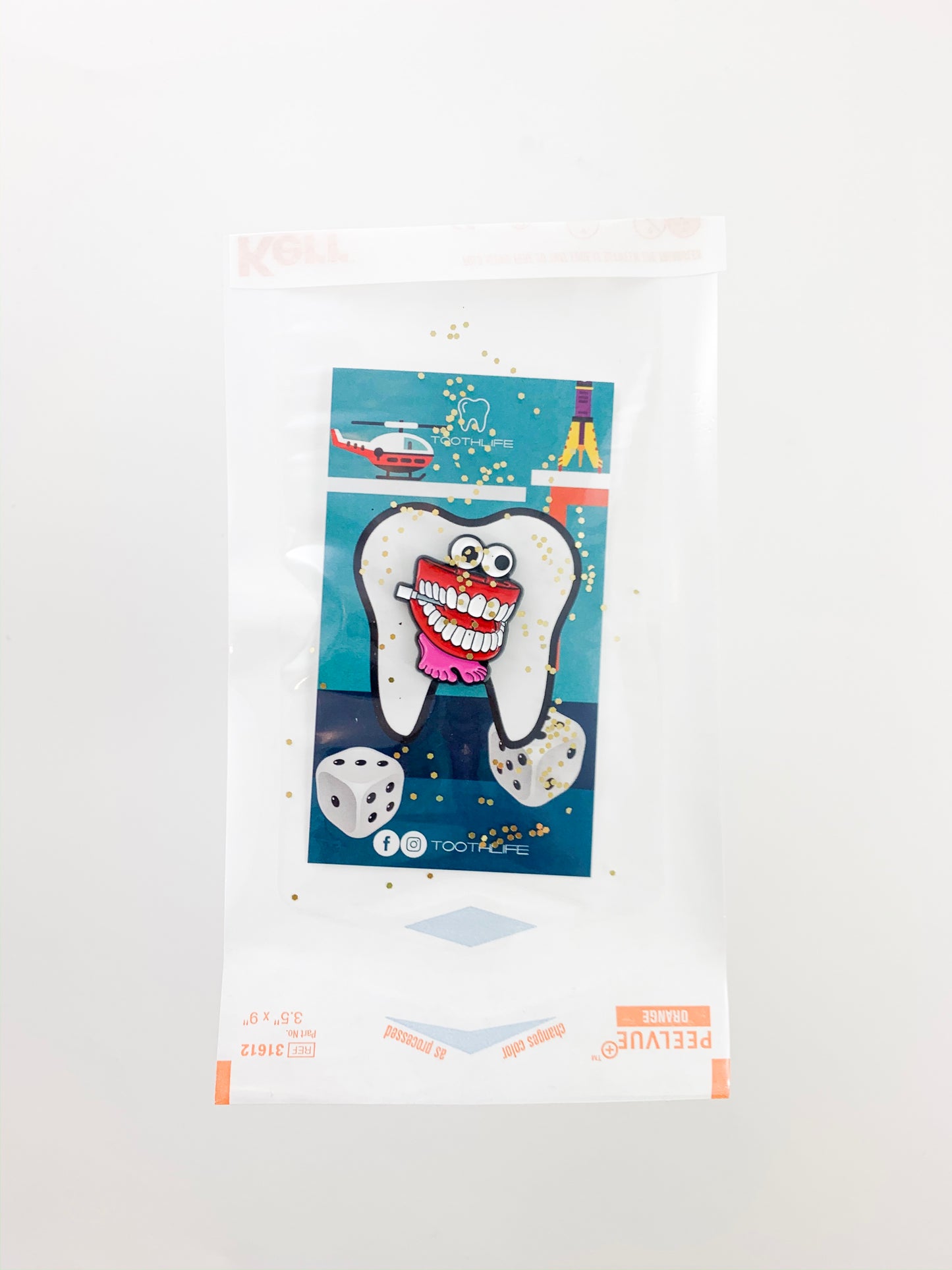 Chatter Tooth Pin