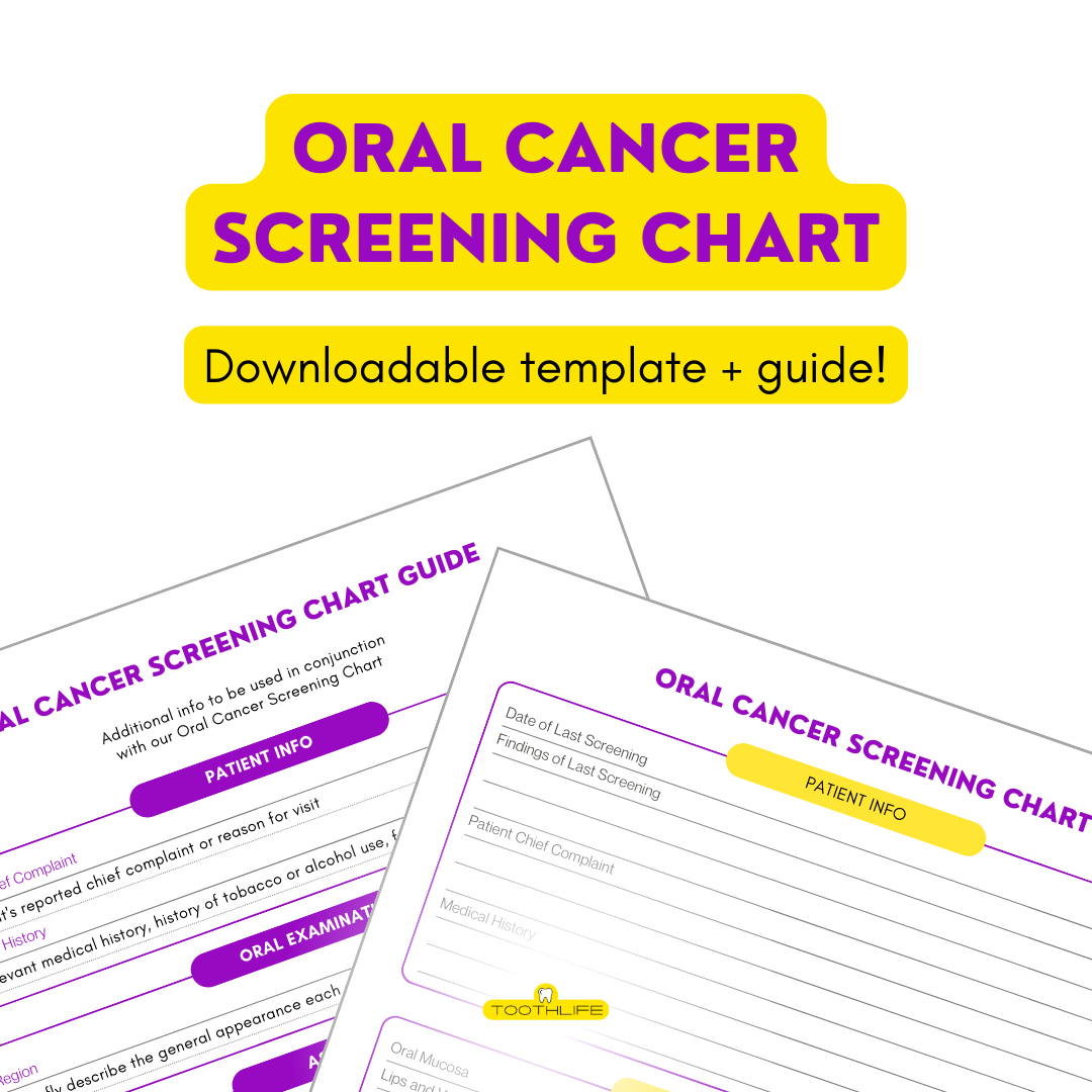 Oral Cancer Screening Chart