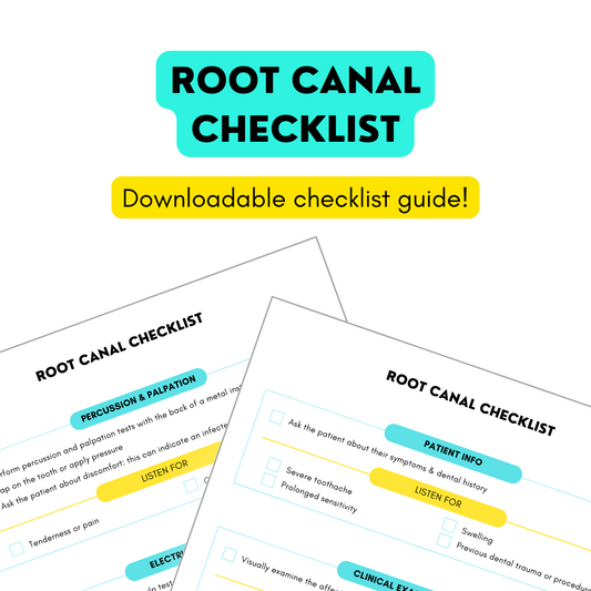 Root Canal Checklist