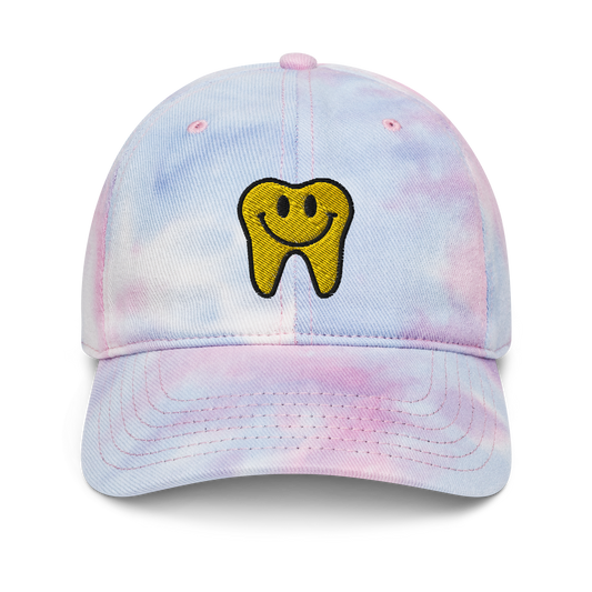Happy Tooth Tie Dye Hat