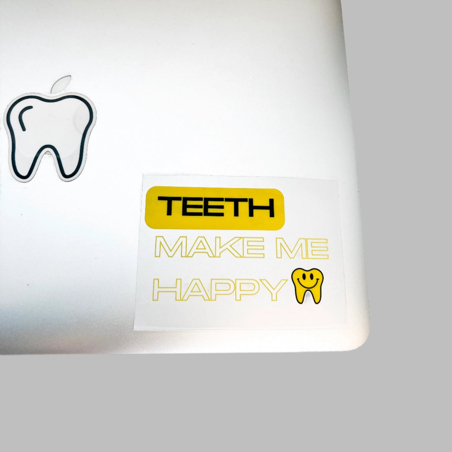 Teeth Make Me Happy Sticker