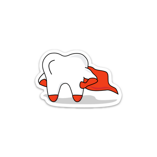 Hero Tooth Sticker