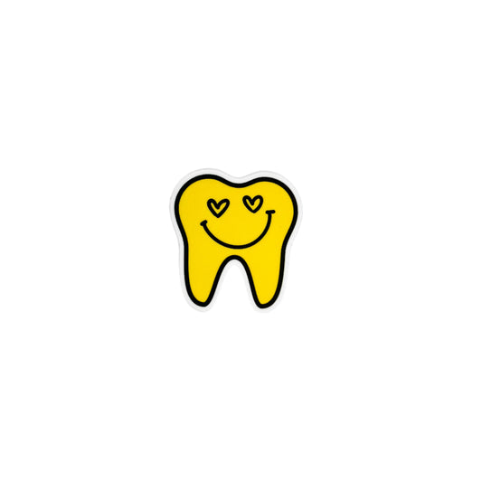 Heart Eyes Tooth Sticker