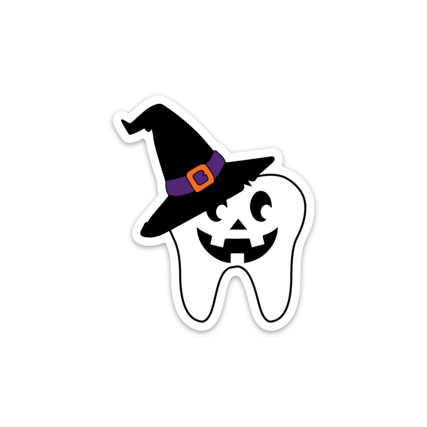 Halloween Tooth Sticker