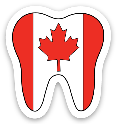 Canada Tooth Sticker