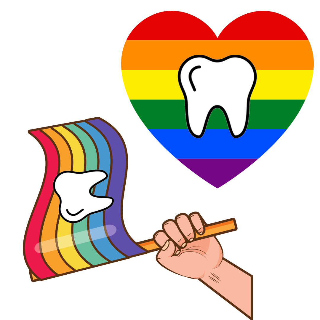 Tooth Pride Duo Stickers!