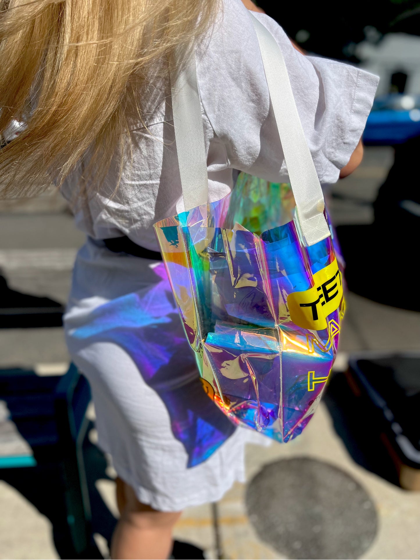 Holographic Vinyl Bag