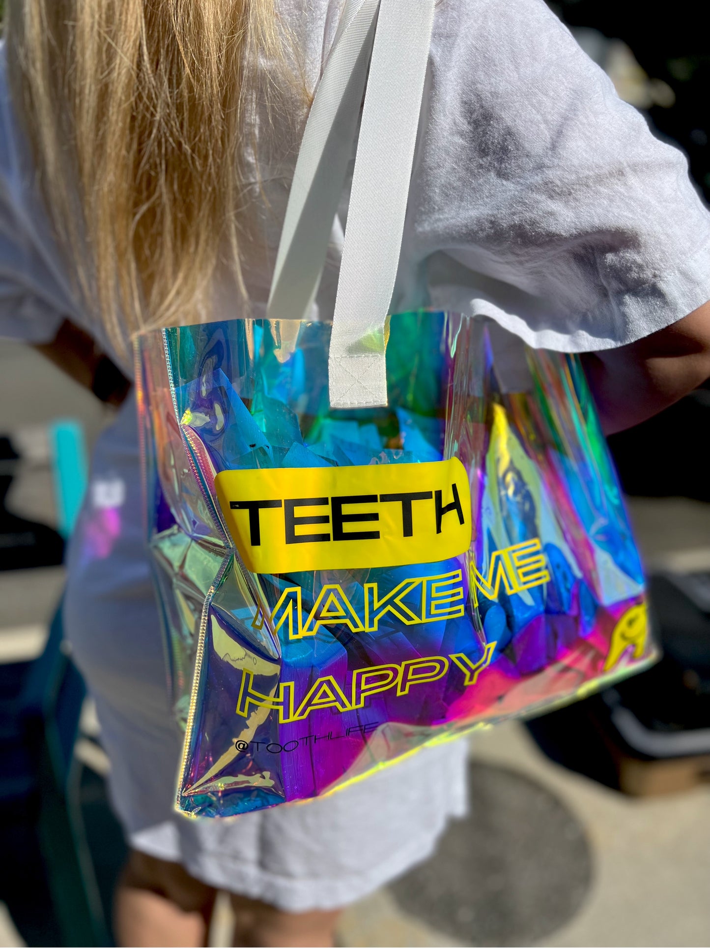 Holographic Vinyl Bag