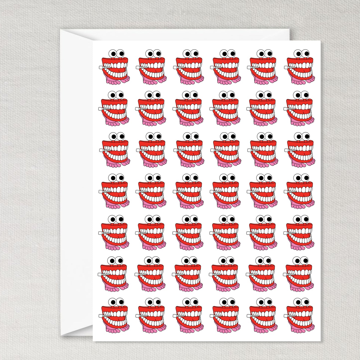 Chatter Tooth Card